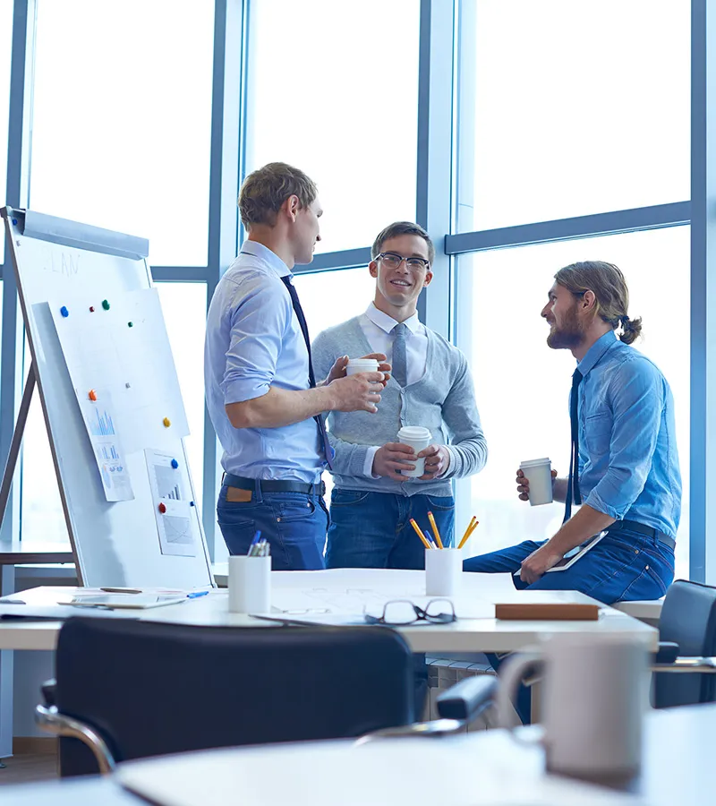 Dependable Tech Solutions team working on technology solutions